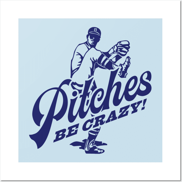 Pitches Be Crazy Wall Art by MindsparkCreative